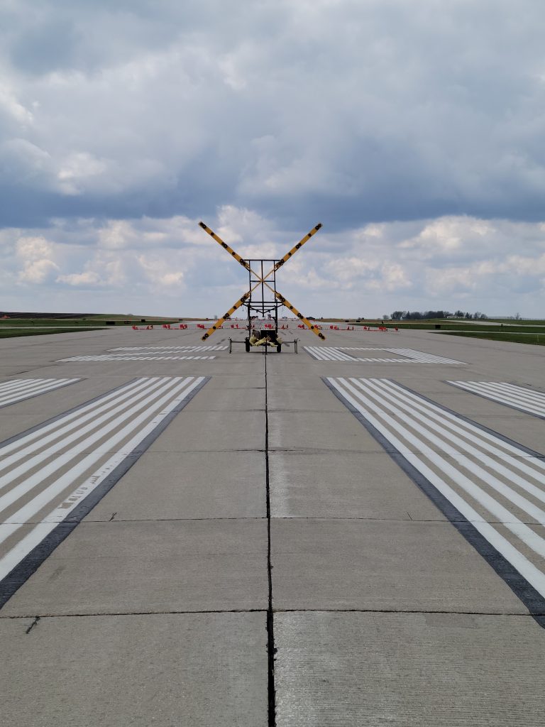 Closed runway at RST