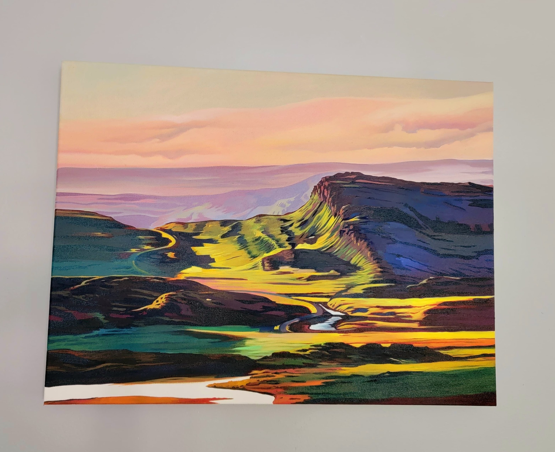 Iceland South Oil Painting