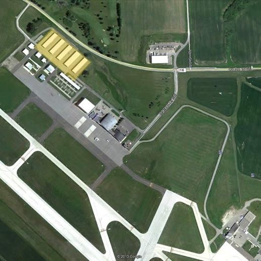RST T-Hangars Aerial View